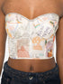 Crush corset top
